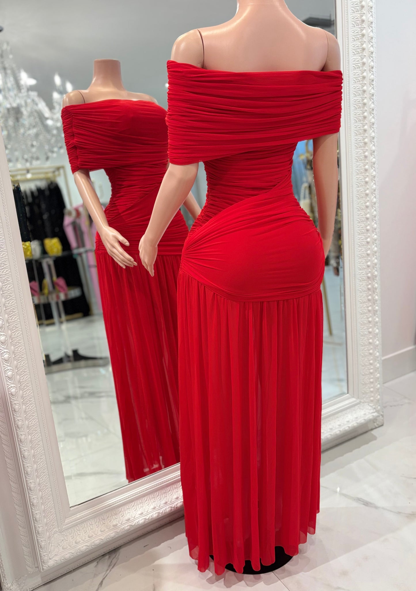 Dance in My Dreams Maxi Dress Red
