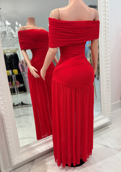 Dance in My Dreams Maxi Dress Red