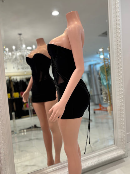 Sweet to the Touch Mini Dress Black