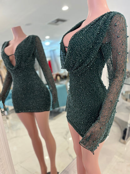 A New Look is Always Needed Mini Dress Green