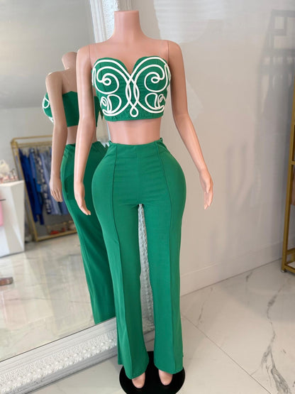Muse Pant Set Green