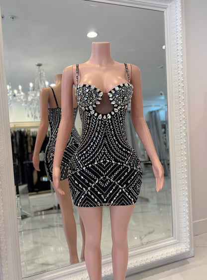 Such a Bold Look Maxi Dress Black