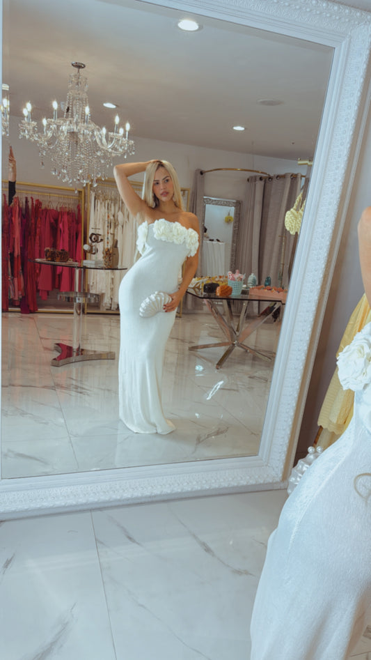 I Am The One Maxi Dress White