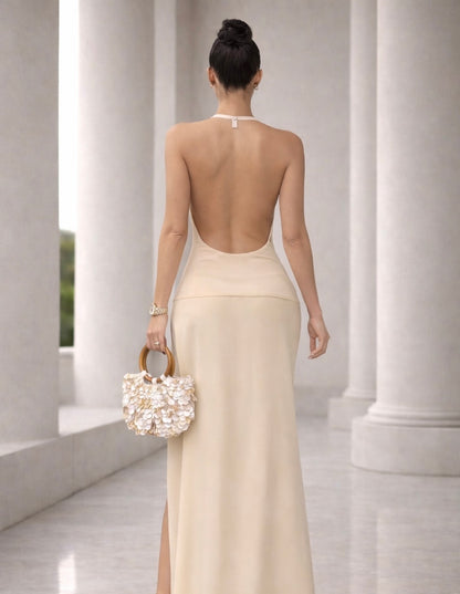Selena Maxi Dress Nude