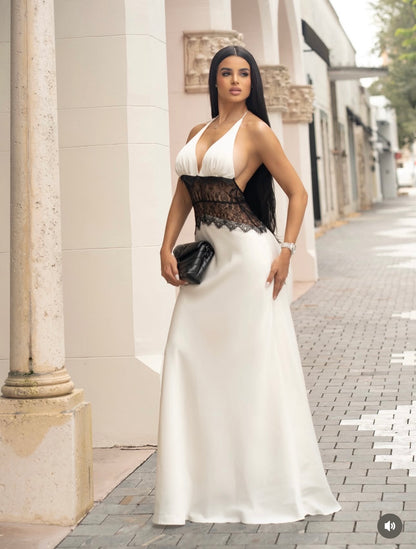 Sensual Maxi Dress White