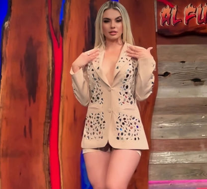 Nude Short Set