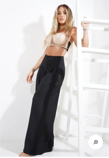 White Party Pants Set