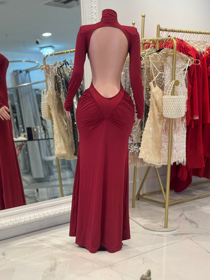 What Would You Do For Love Maxi Dress Rojo Vino