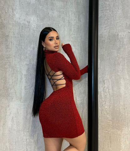 Don't You Need Me Mini Dress Red