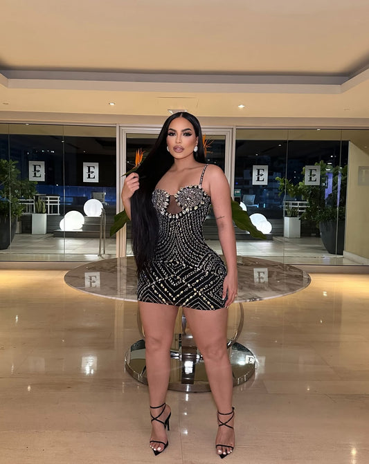 Such a Bold Look Maxi Dress Black