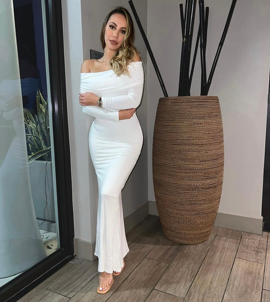 Casual Chic Maxi Dress White