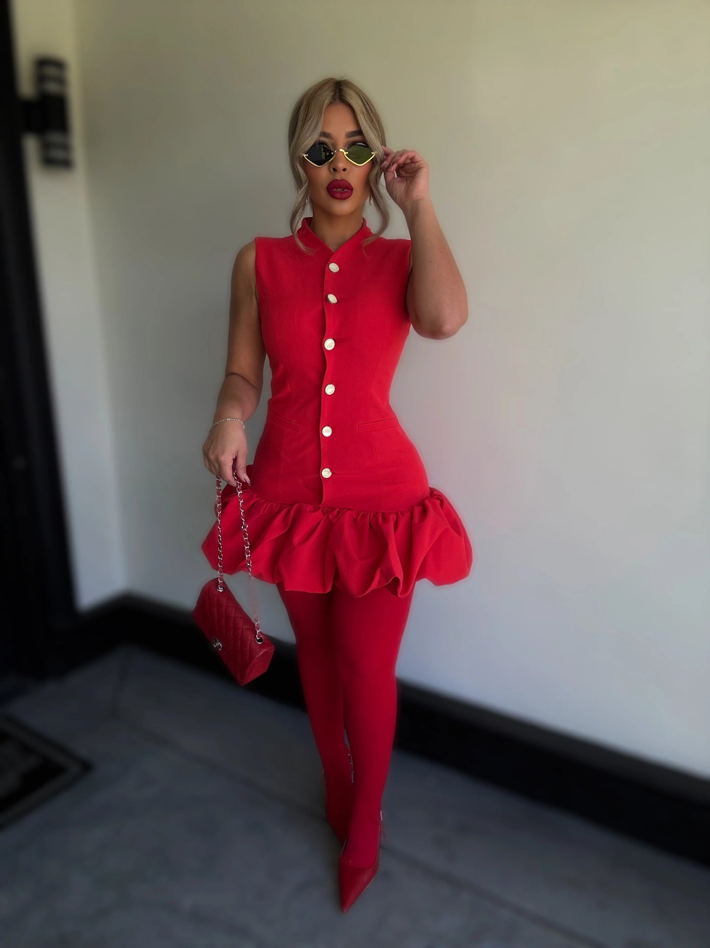 Oh What a Dream Mini Dress Red