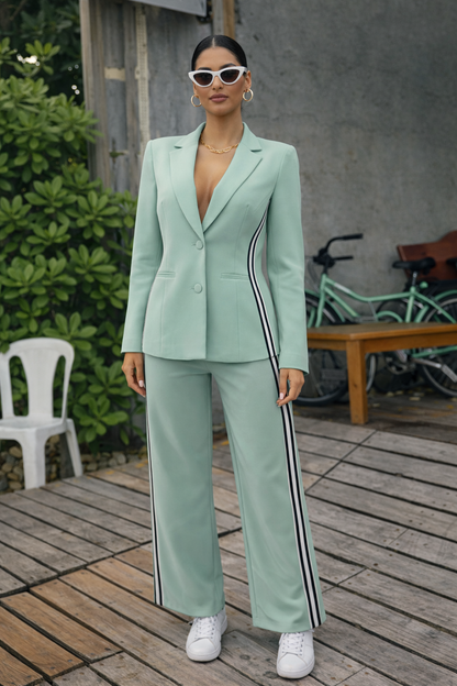 Just Doing What I Do Best Pant Set Green