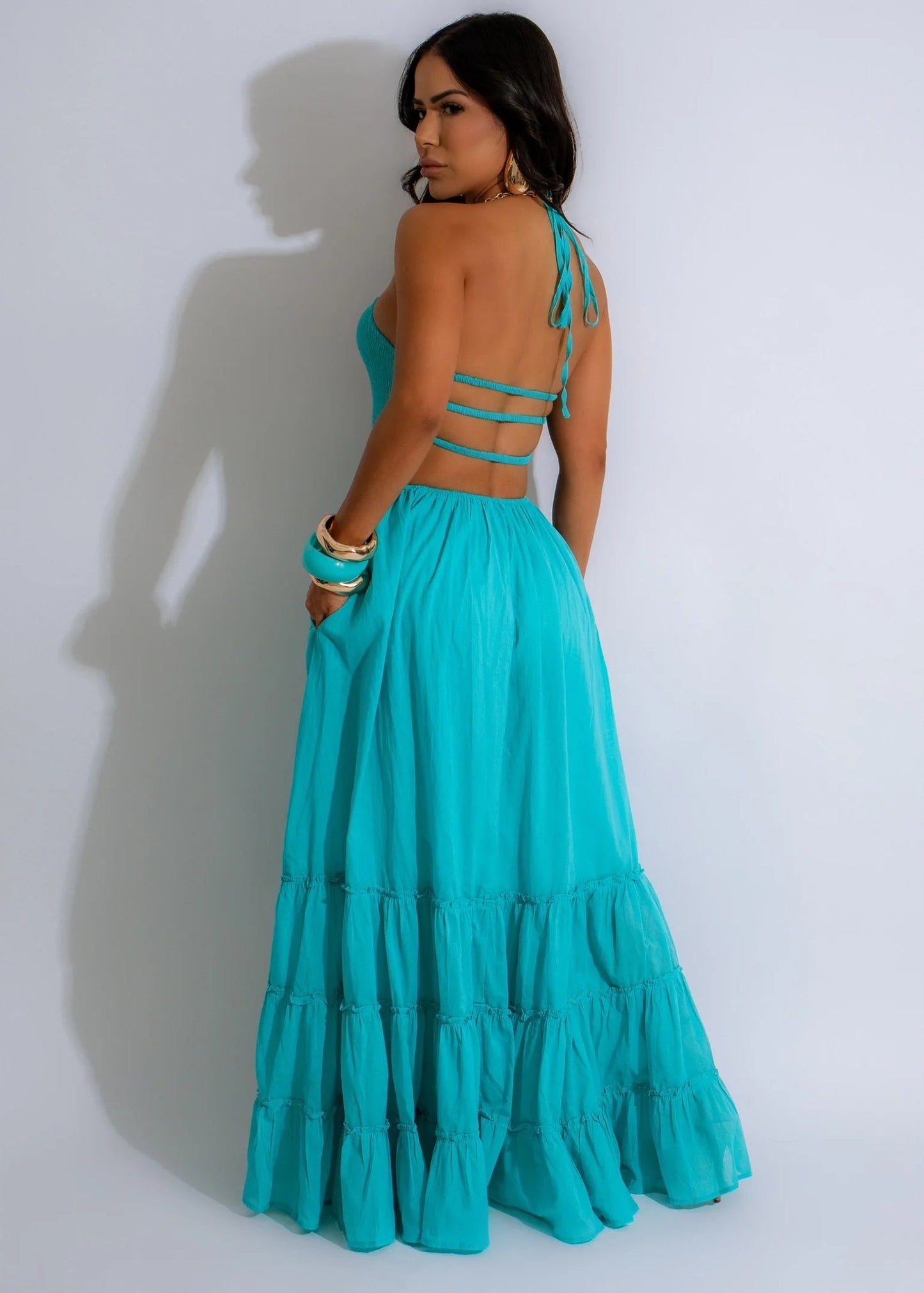 The Beauty Of The World Maxi Dress