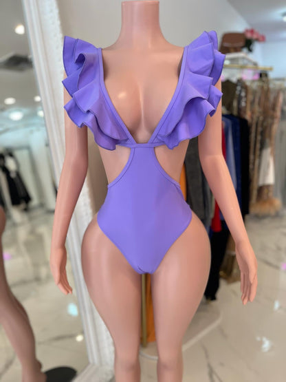Violet Summer 1 Piece Swimsuit
