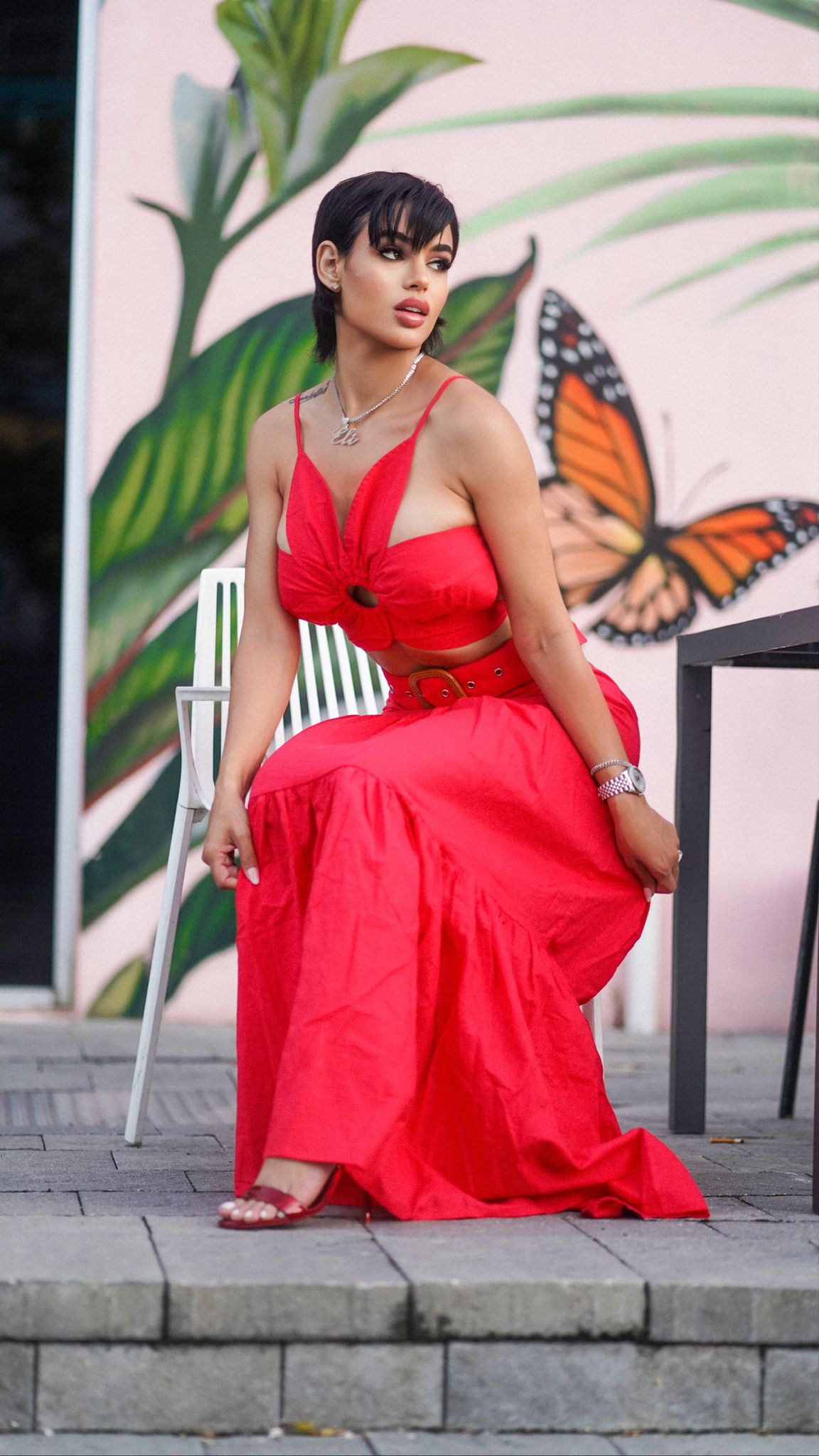 She’s Got a Fiery Attitude Skirt Set