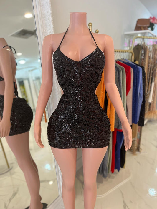 Black Night Mini Dress