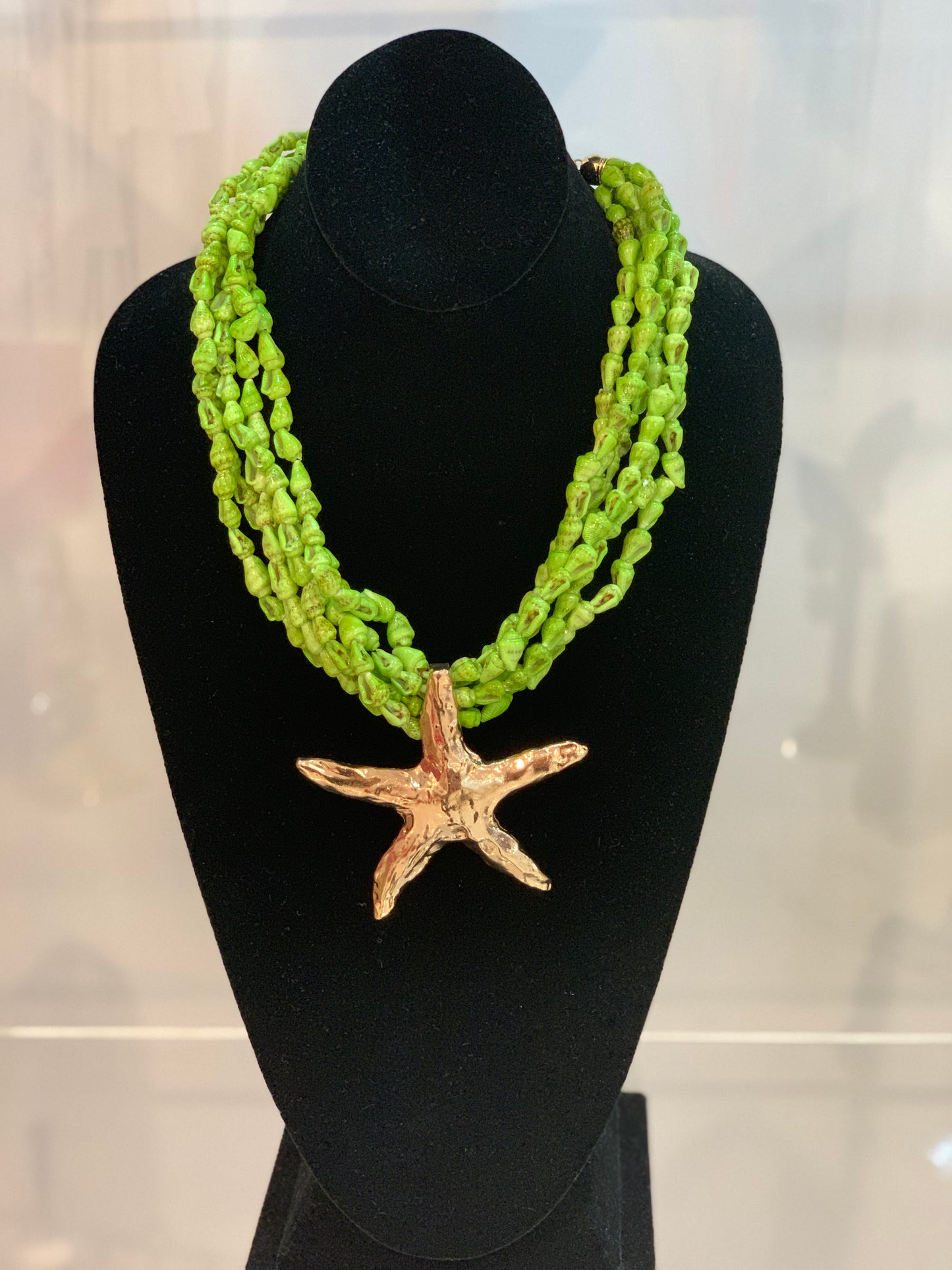 Stars Collar Green