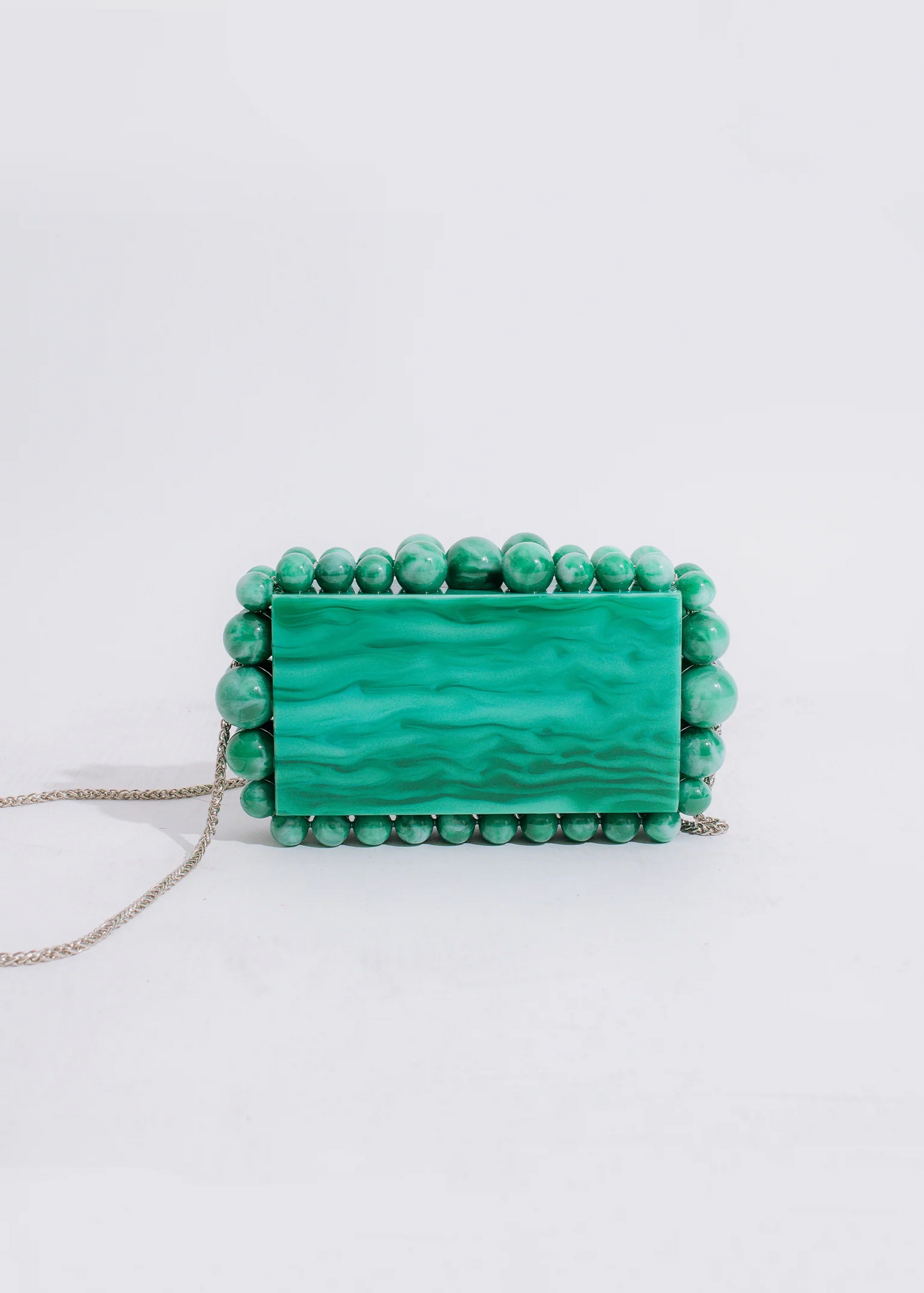 Abstract Love Clutch Green