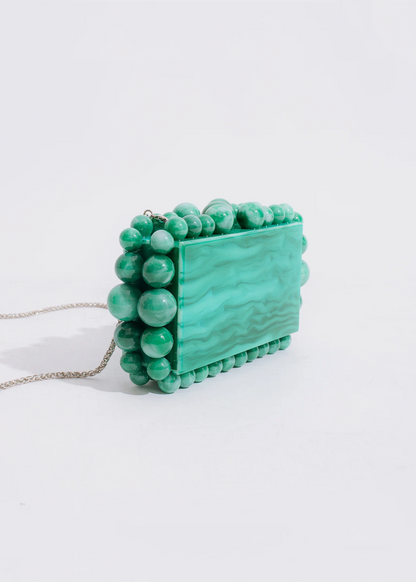 Abstract Love Clutch Green