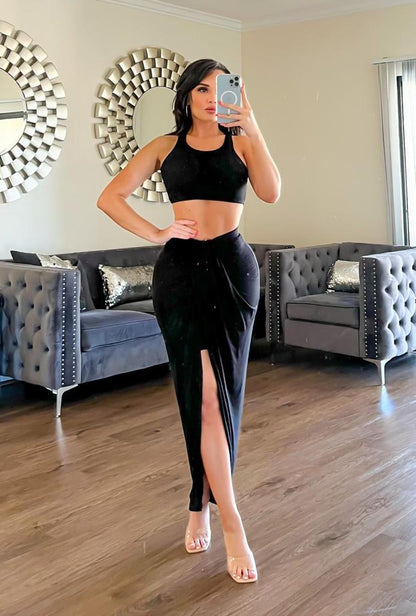 Time For The Show Skirt Set