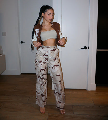 Only Girl Camo Cargo Pants