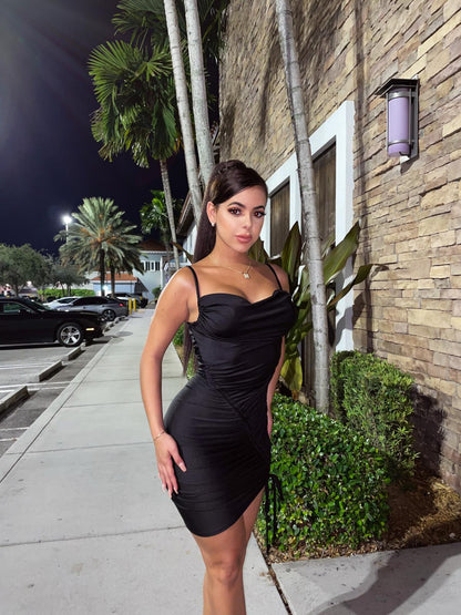 come my way midi dress Vestido Midi Come My Way - Negro
