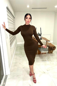 Beauty Is Within Midi Dress Carmelita