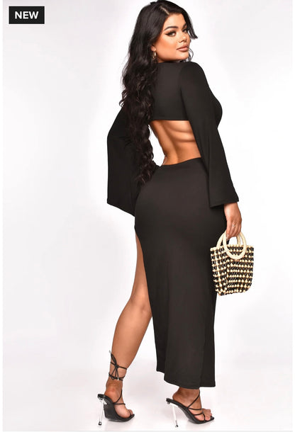 Your Best Midi Dress Black