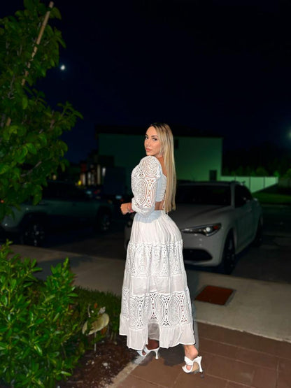 Relax Maxi Dress White