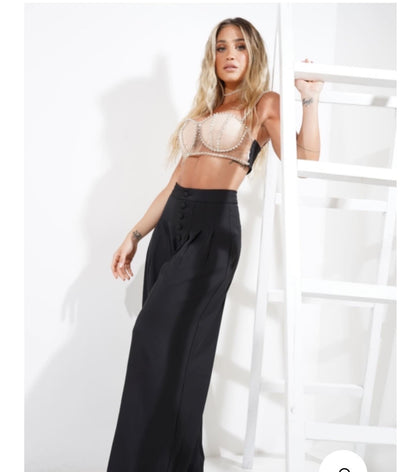 White Party Pants Set