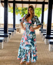 The Esme Tropical Maxi Dress